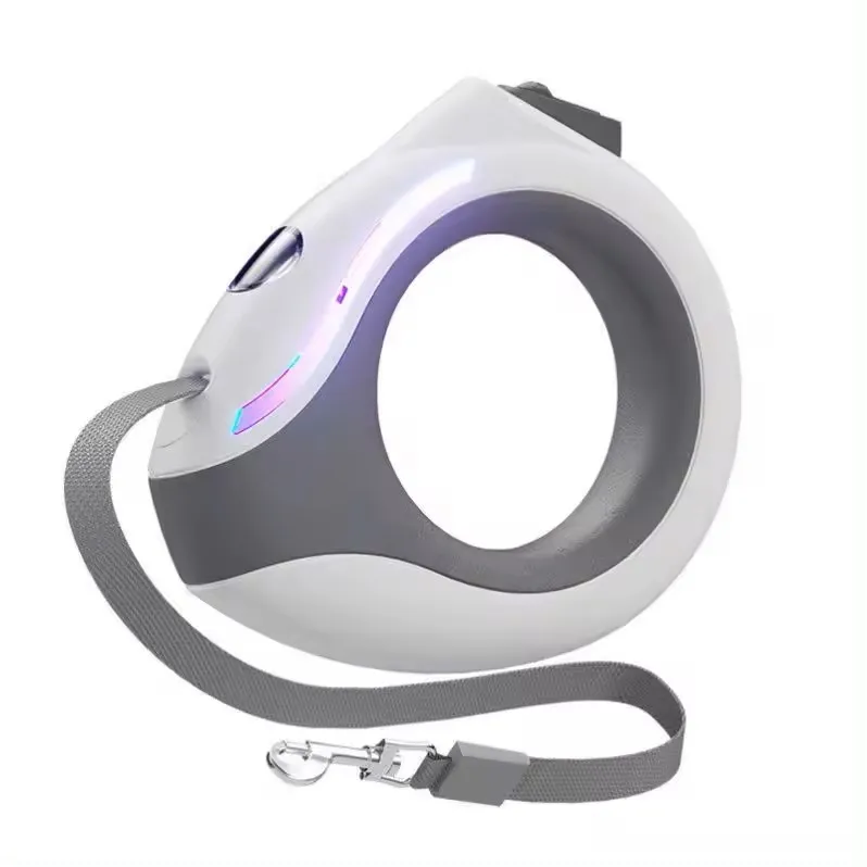 USB Charging Lead Pet Dog Outdoor Leash Lead With Lights